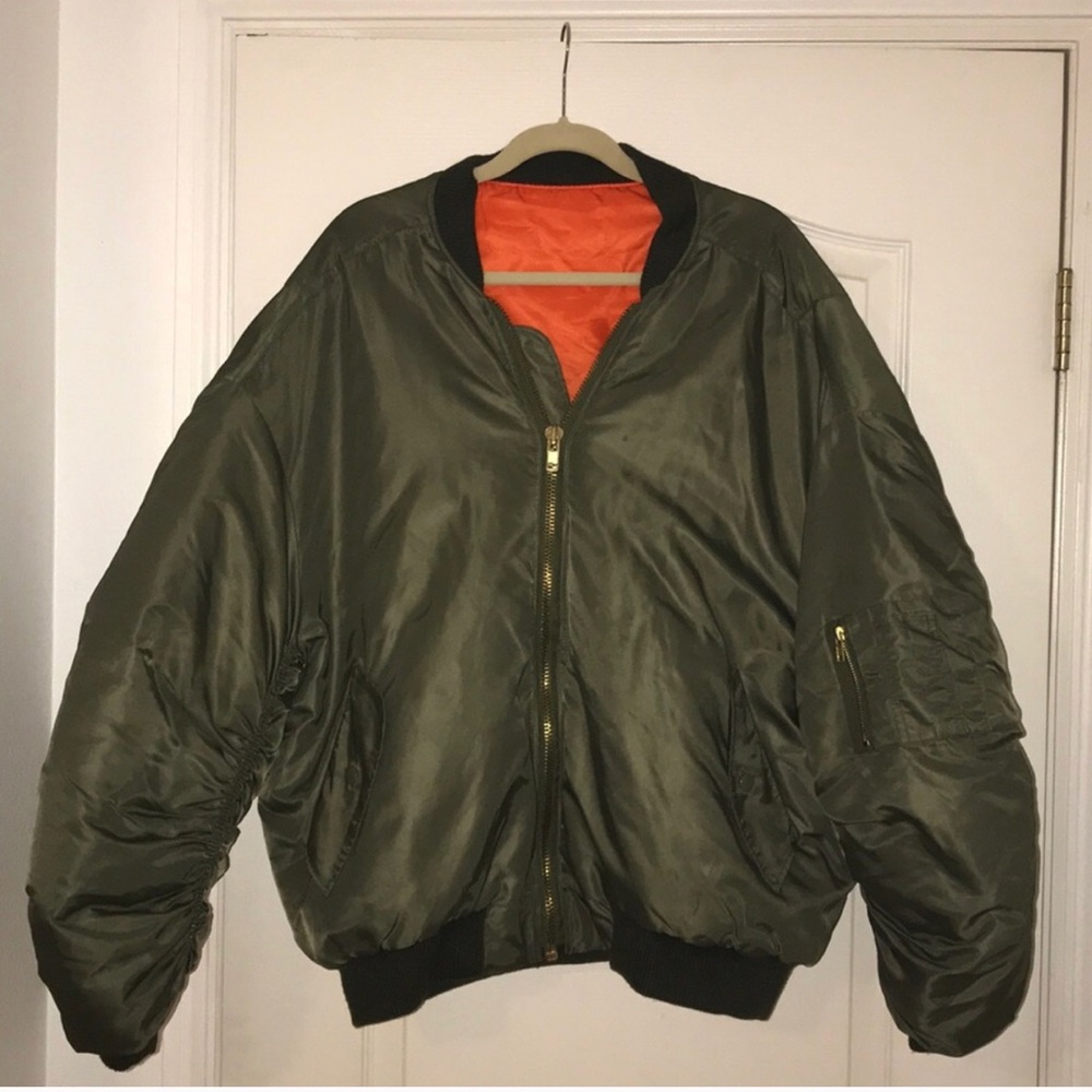 Oversized olive bomber